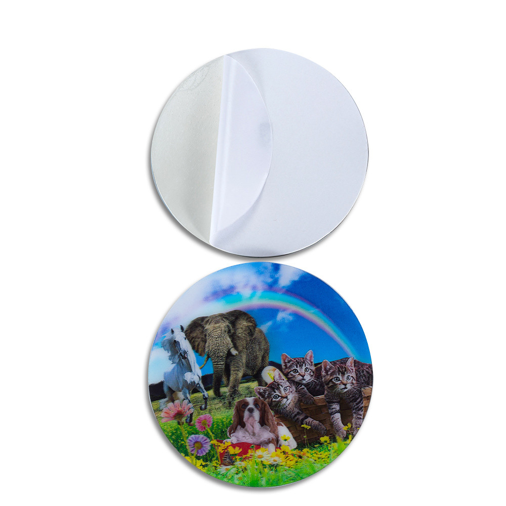 Car Sticker Demon Slayer 3D Lenticular Motion Stickers Waterproof Car Decals window stickers