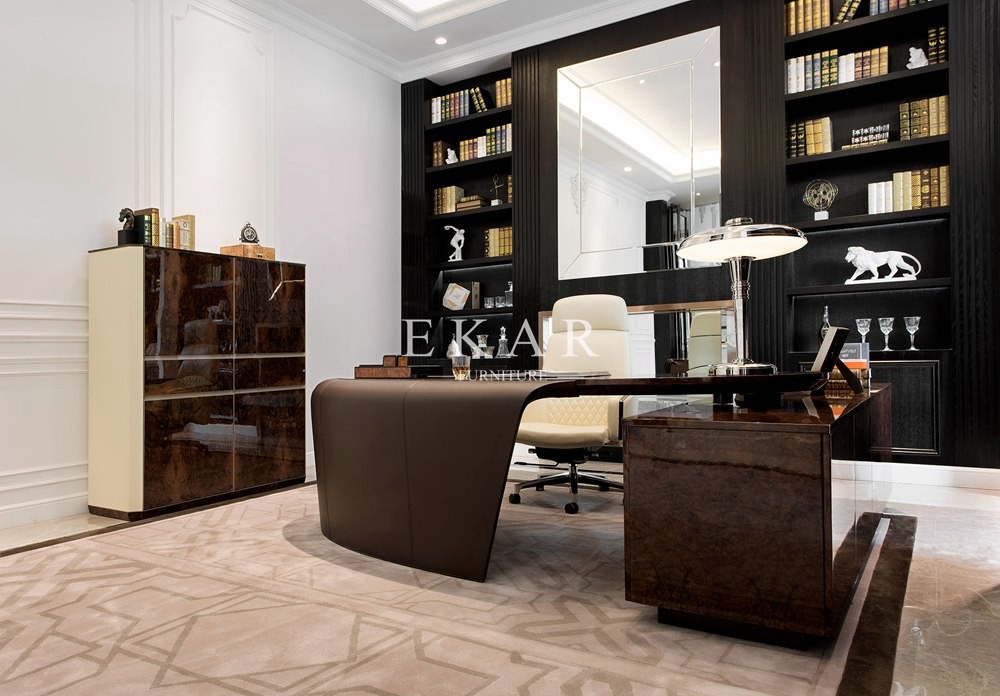Home Modern Luxury Study Office Desk Wood W021S28