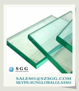 China 6mm thick clear float glass wholesale