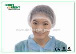 White / Green PP Disposable Mob Caps Soft Disposable Surgeon Caps