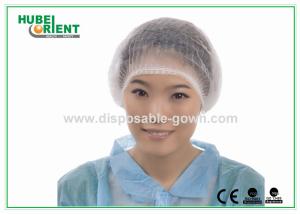 China White / Green PP Disposable Mob Caps Soft Disposable Surgeon Caps wholesale