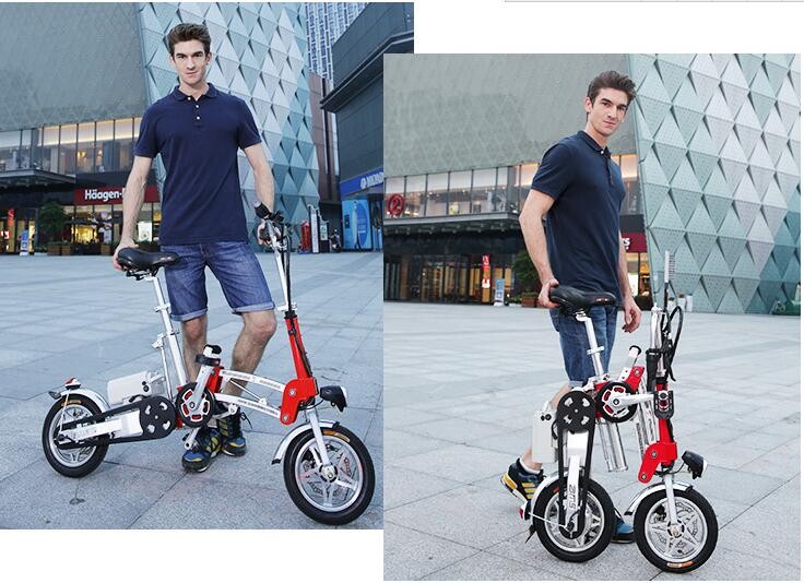 Battery Powered Disc Brake 36V 200w 24 Inch Wheel Electric Bike