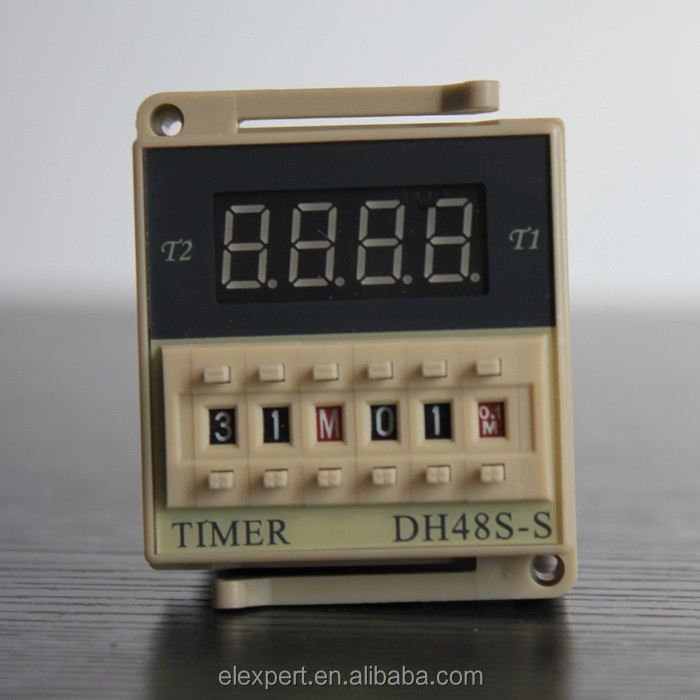 DH48S-S 8 Pins digital lcd cycle twin timer delay relay