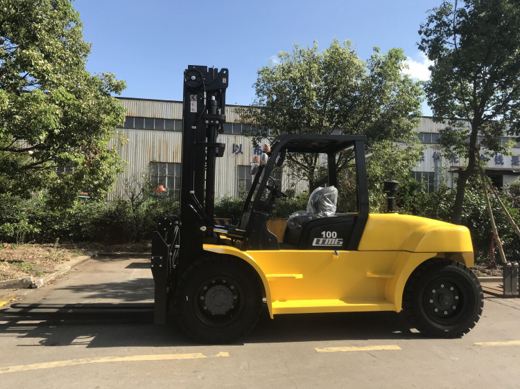 Forklift specification 10 ton capacity diesel forklift with fork positioner