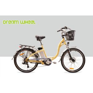36V 250W Urban Commuting E Bike 26 Inch Aluminum Frame