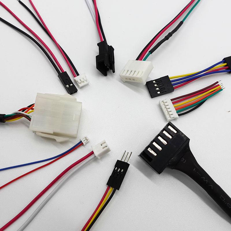 Custom Wire Harness Linking a Loom 34 Pin ECU to Female Jumper Wires for Motorcycles