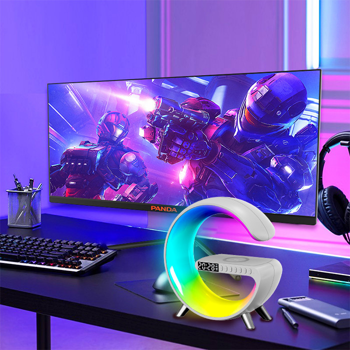 Multiscene Dimmable G Smart Light Sound Machine RGB LED G Shaped Lamp
