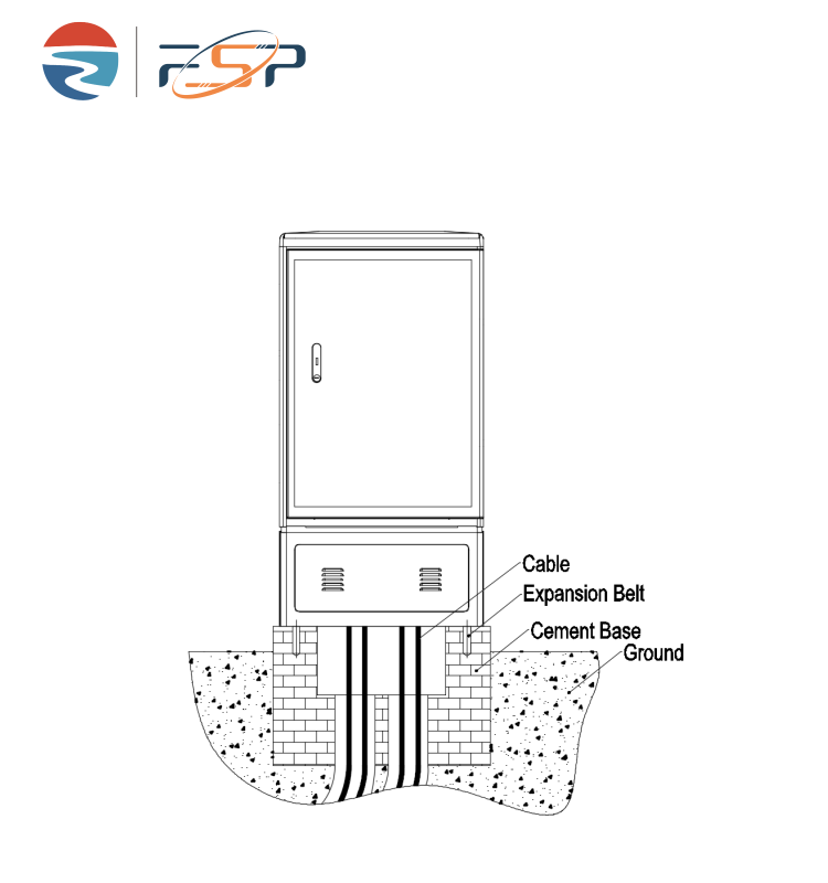 576 Core Capacity Fiber Distribution Cabinet for Outdoor Fiber Optic Network and FTTH