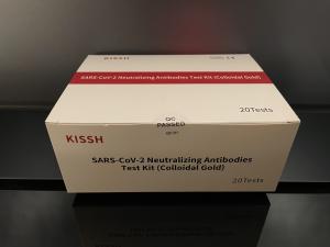 China Whole Blood Neutralizing Antibodies Test Kit Colloidal Gold Immunochromatography Assay wholesale