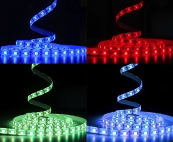 Decorative Side Emitting LED Strip Lights 2835 5050 Smd Ip67 Waterproof 120 Led/M DC12V 24V