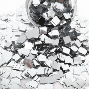 China Thousand Choices Offered Mirror Silver Square Sequins Glitter for Fabric PU Nail Art Craft Duffle Bag wholesale
