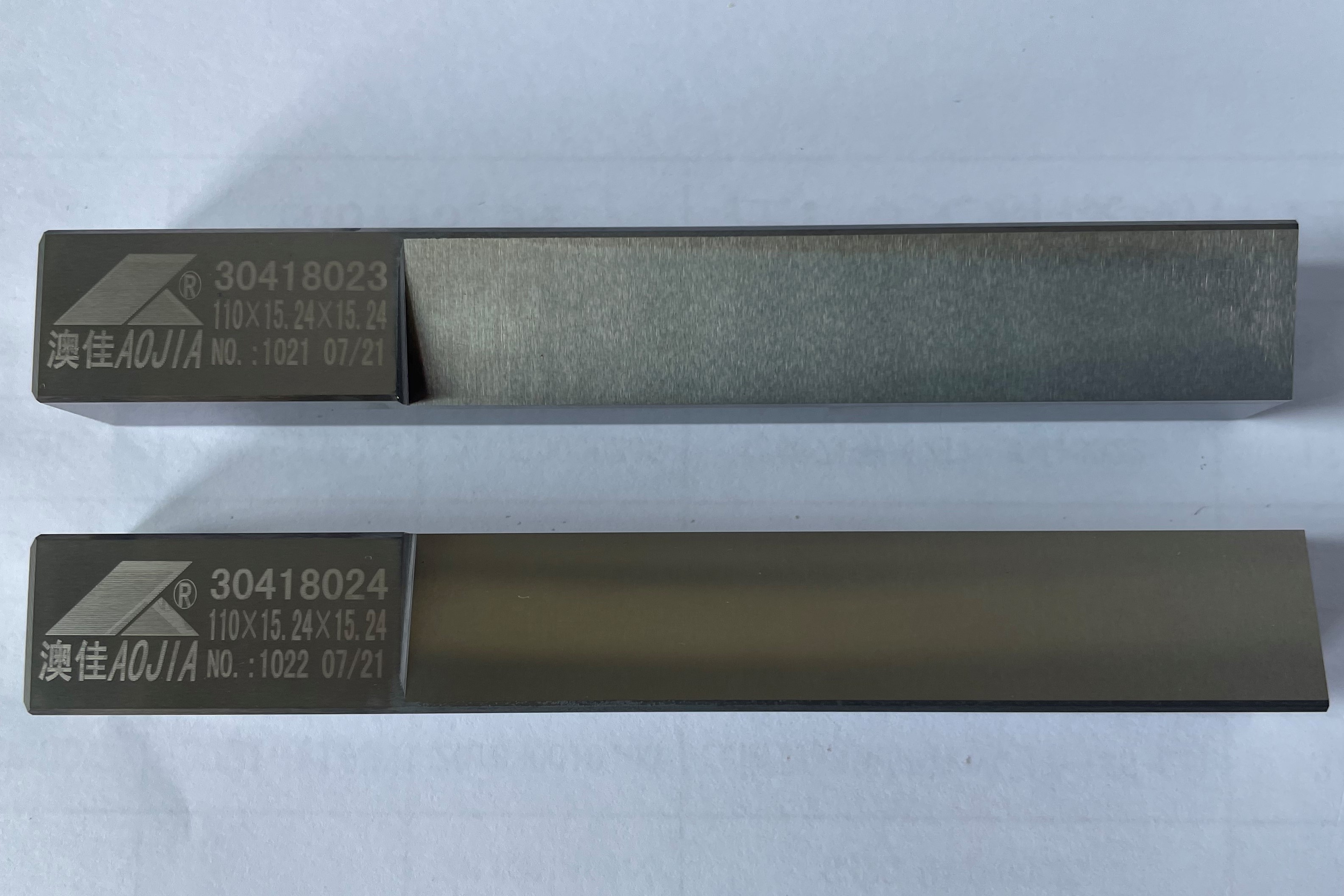 Coating Tungsten Carbide Cutting Tools 110×15.24×15.24 Milling Tool Inserts