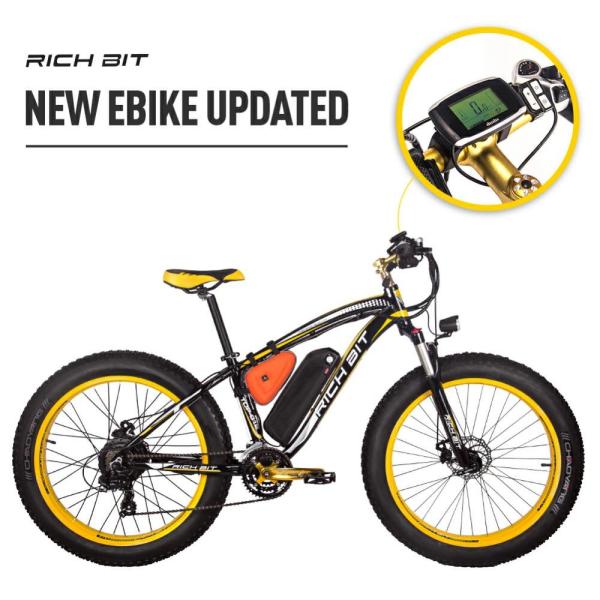 US EU STOCK Long Range Fat Tire Electric Bike 1000w 17Ah All Terrain Motorcycle