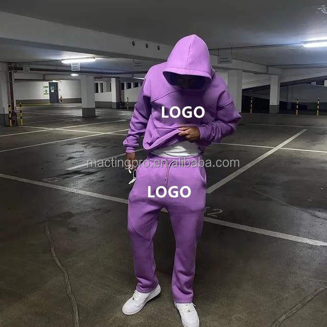 Support Y2K Tracksuit Jogger Set With Puff Printing Flared Sweatpants