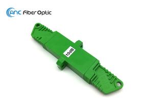 China Plastic Housing Fiber Optic Attenuator Female To Female Fixed Bulkhead 5dB 10dB wholesale