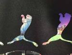 Multi Colors Heat Transfer Film For Shoes / Shirt Hologram Effects