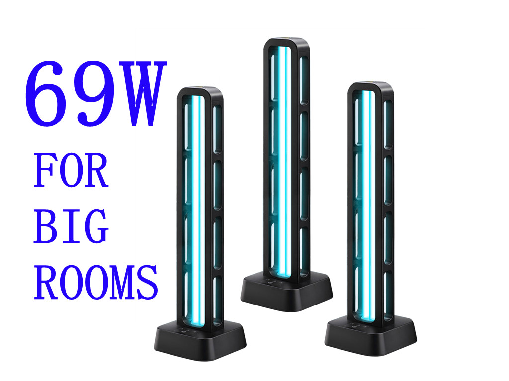 Invisible Bed Bugs Killer UVC Lights 69w For 60 Square Meters Rooms