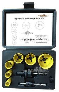 China Bi-Metal SawMartr's Hole Saw Set (9-Piece) wholesale