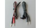Replacement Electrode Leads Wires/Cables- 2.35mm Safety-Plug with Standard 2mm