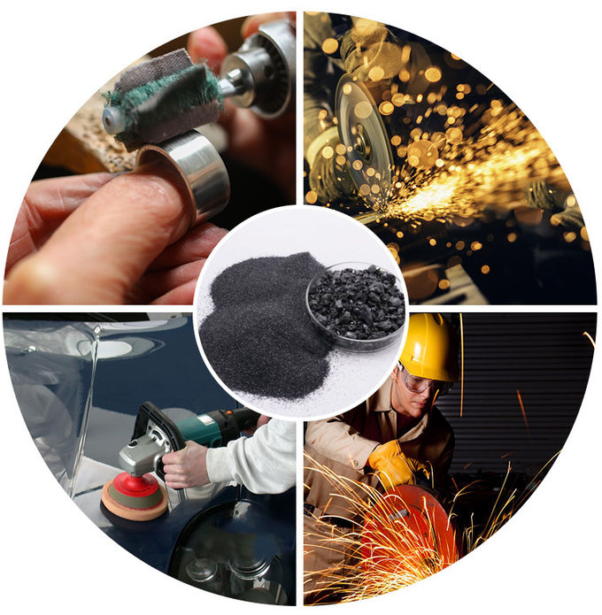 Factory Supply Deoxidizer SiC80 / Black Silicon Carbide Granule For Steel Making 0