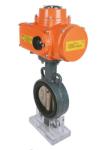 Ductile Iron CLASS150 220v Center Disc Butterfly Valve