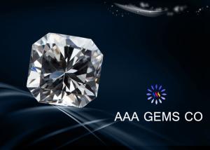 China OEM Supper White Fancy Moissaniteon Gemstone 7 mm High Hardness wholesale