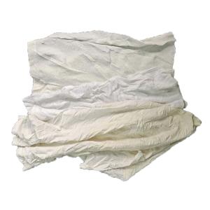 China 100% Cotton 25cm 10Kg Packaging White Cotton Rags wholesale