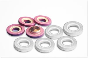 China Abrasion Resistant Alumina Ceramic Rings Industrial Seal Rings wholesale