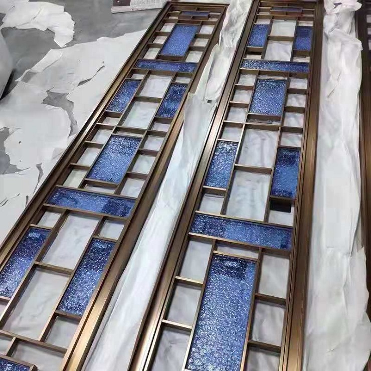 Customized Screen Double Sided Partition Screen Room Divider Aluminum Stainless Steel