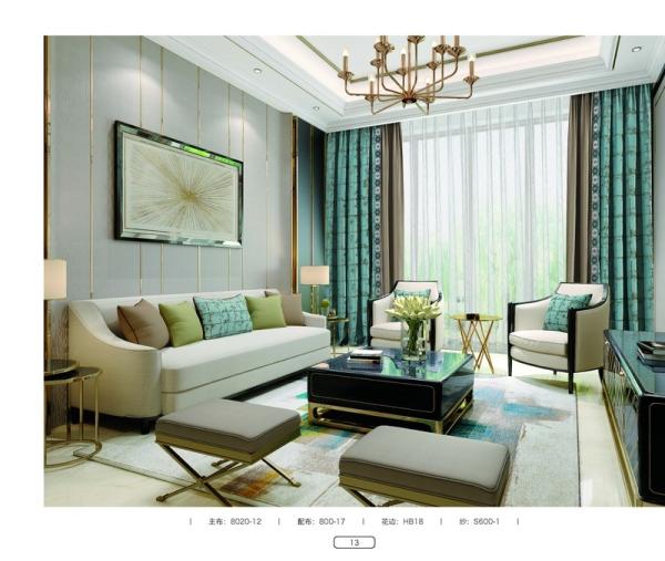Thick Blackout Curtains Modern High Shading fabric drapery for Bedroom Living