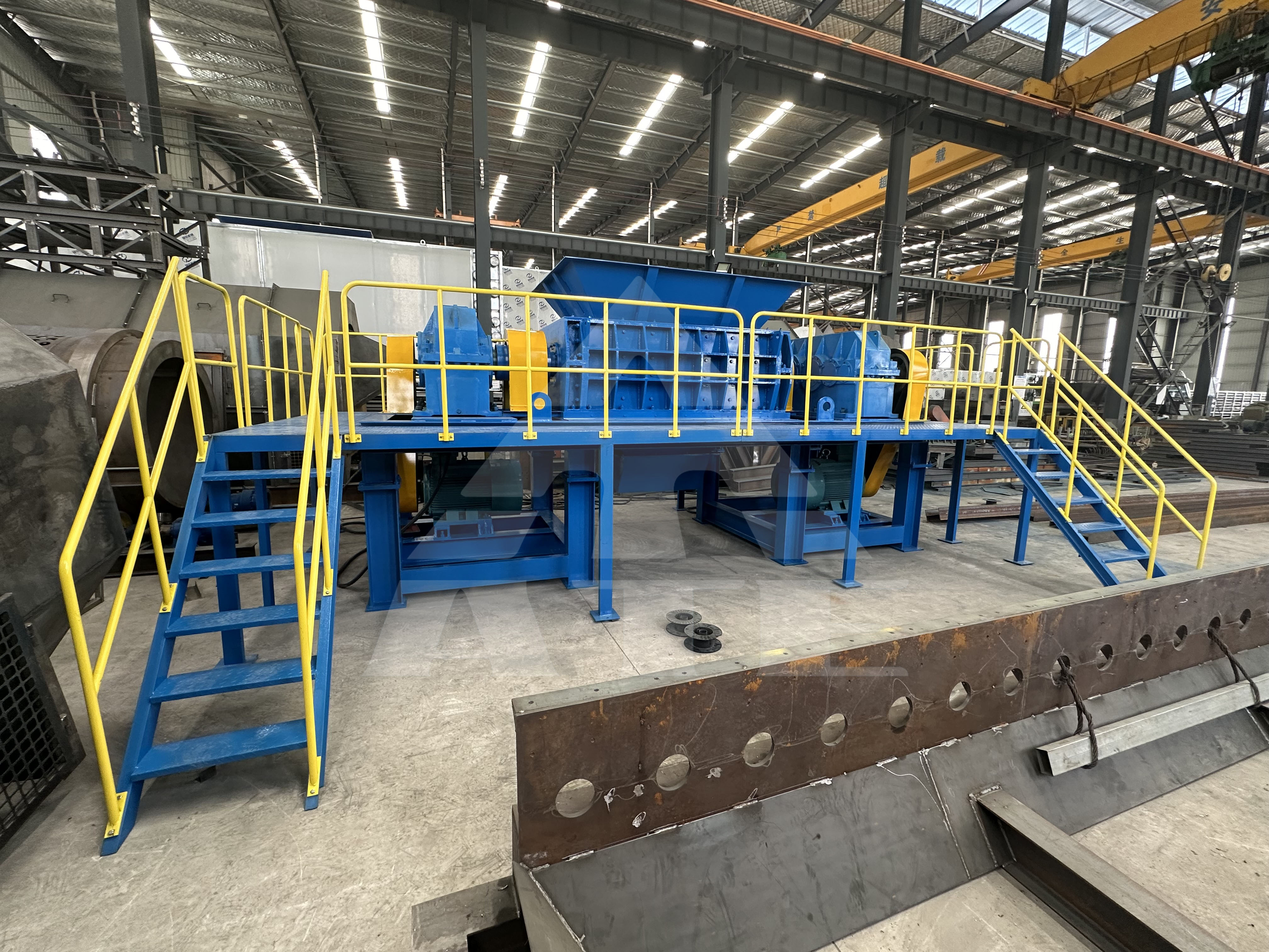 Scrap Aluminum Can Shredder Machine ISO Approval Brass Shredder
