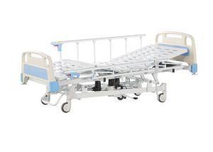 China Anti-Rust Intensive Care Beds , Semi Automatic Medical Bed With Castors wholesale