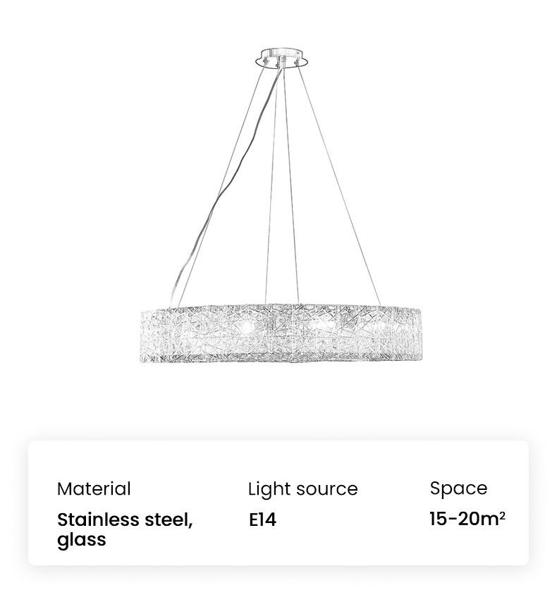 Modern Crystal Chandelier Lighting Art Decor Round Suspesion Luxury Chandelier(WH-MI-448)