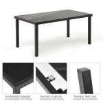 Balcony or Patio Lounge Set Metal Frame Garden Set for Outdoor 4 Seating