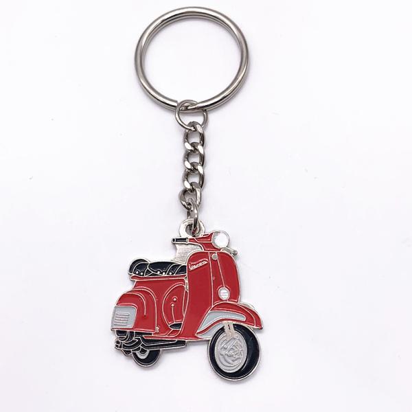 Two Sides Souvenir Keyrings , Silver Nickel Plated Personalised Promotional