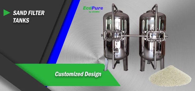 Stainless Steel SS304 Water Filter Tank Carbon Filter Sand Filter Housing Water/Milk/Juice/Beer Storage Tank