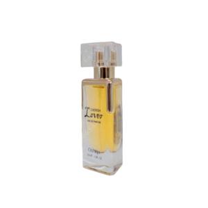 China Transparent 30ml Refillable Glass Perfume Bottle Fashion Shape With Screw Caps wholesale