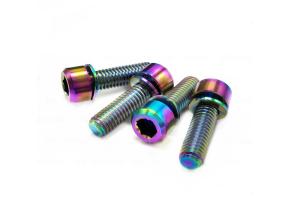 China DIN912 Colorful Titanium MTB Bolts Bike Hex Socket Cap Head Bolts Screws wholesale