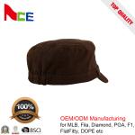 Outdoor Embroidered Cadet Hat , Military Street Cap Black Color 56-60cm