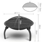 Amazon Patio wood burning fire bowl outdoor fire pit barbecue