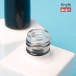 17ml Gel Nail Polish Square Bottle Spray Coating Cap With Brush