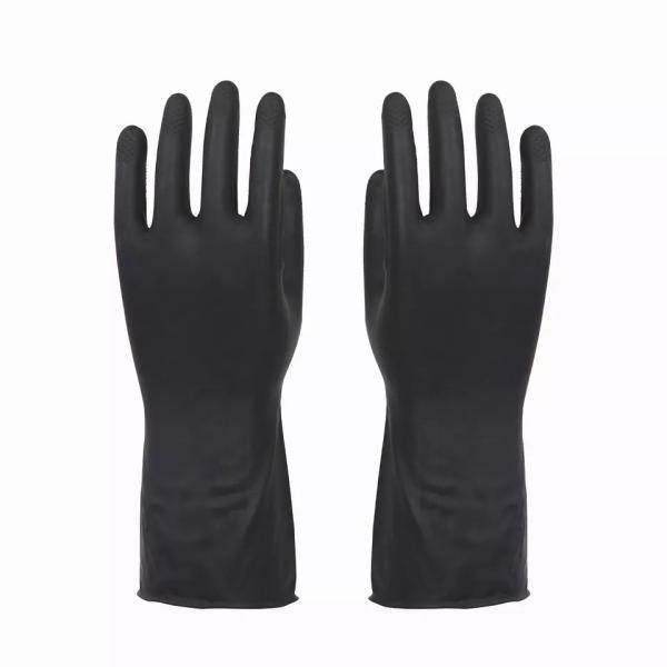 Wholesale industrial latex gloves anti-slip latex chemical industrial heavy