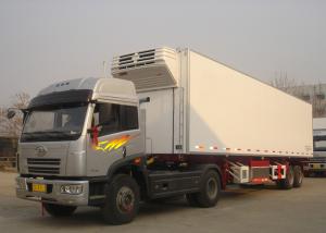 China Enclosed Box Refrigerated Utility Trailers Reefer Trailer 40 Foot 2 Axles wholesale
