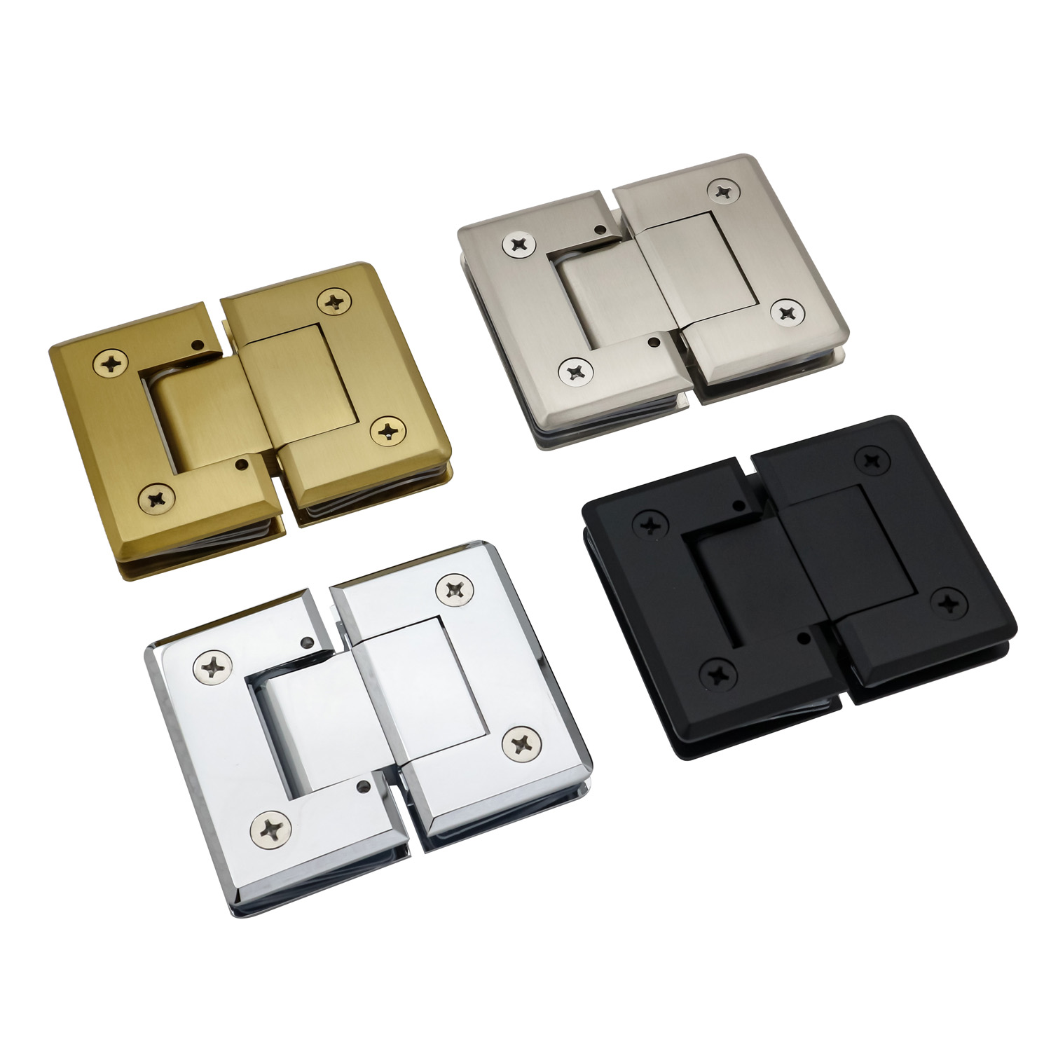 180 Degree Stainless Steel Glass Hinge 135 for Bathroom Interior Glass Shower Doors