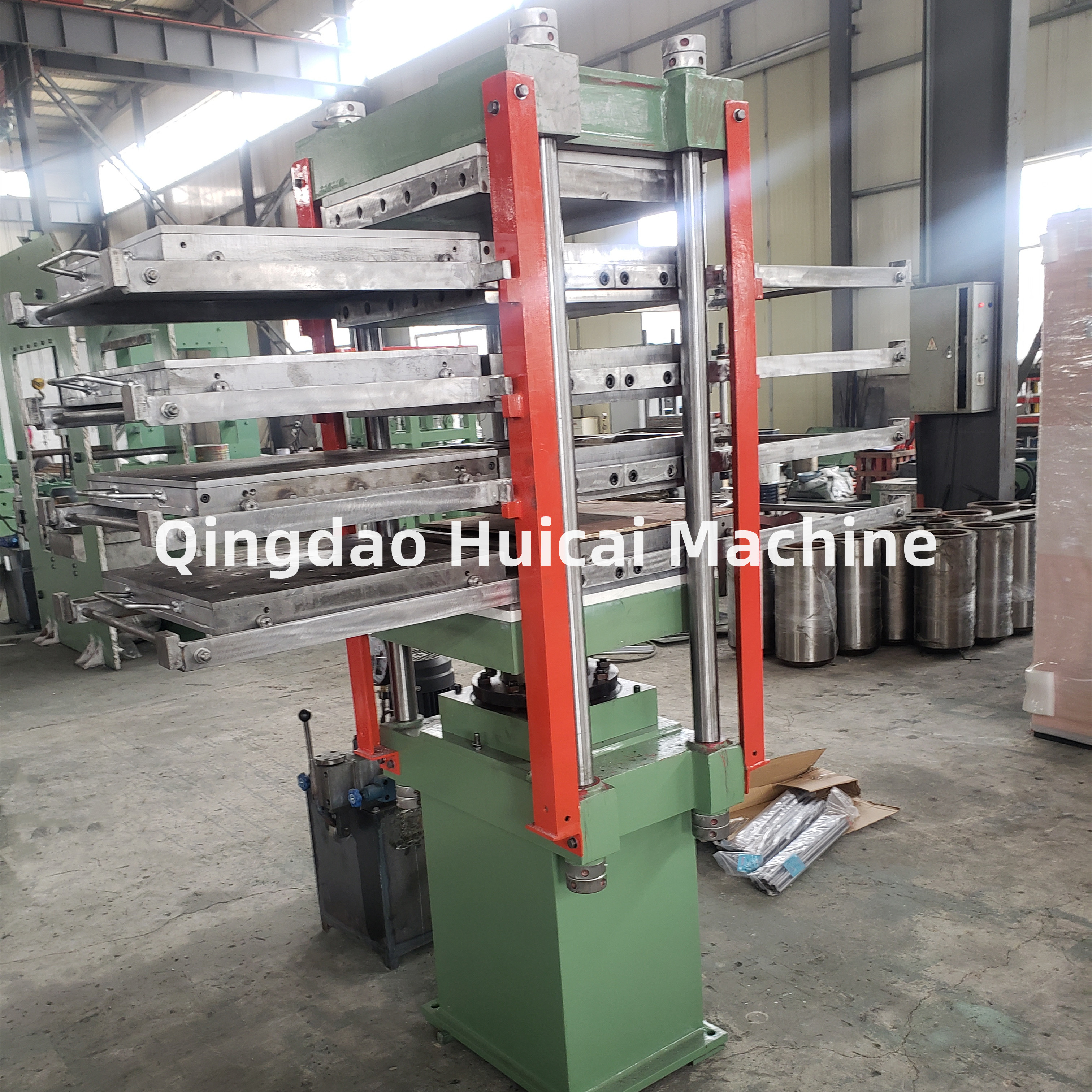 1.00/1.60 Nominal Molding Power Rubber Rugs Making Machine with Vulcanizer // ISO9001