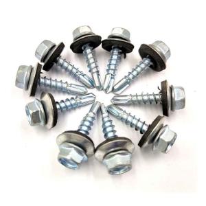 China EPDM Hex Head Self Drilling Decking Zinc Plated Screws wholesale