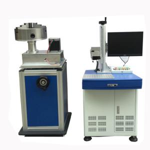 China Aluminum Fiber Laser Marking Machine Marking Area 200X200MM Letter wholesale