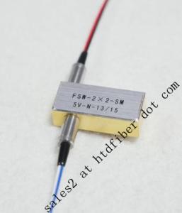 China 2X2 Optic Switch Latching Single Mode 1260-1650nm wholesale