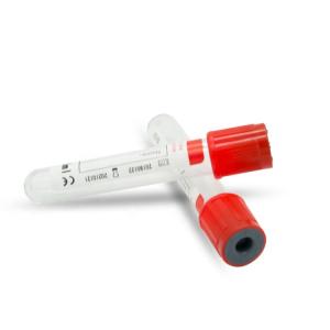 China Surgical PET Blood Vacutainer 10 Ml Red Top Blood Tubes Blue Orange wholesale