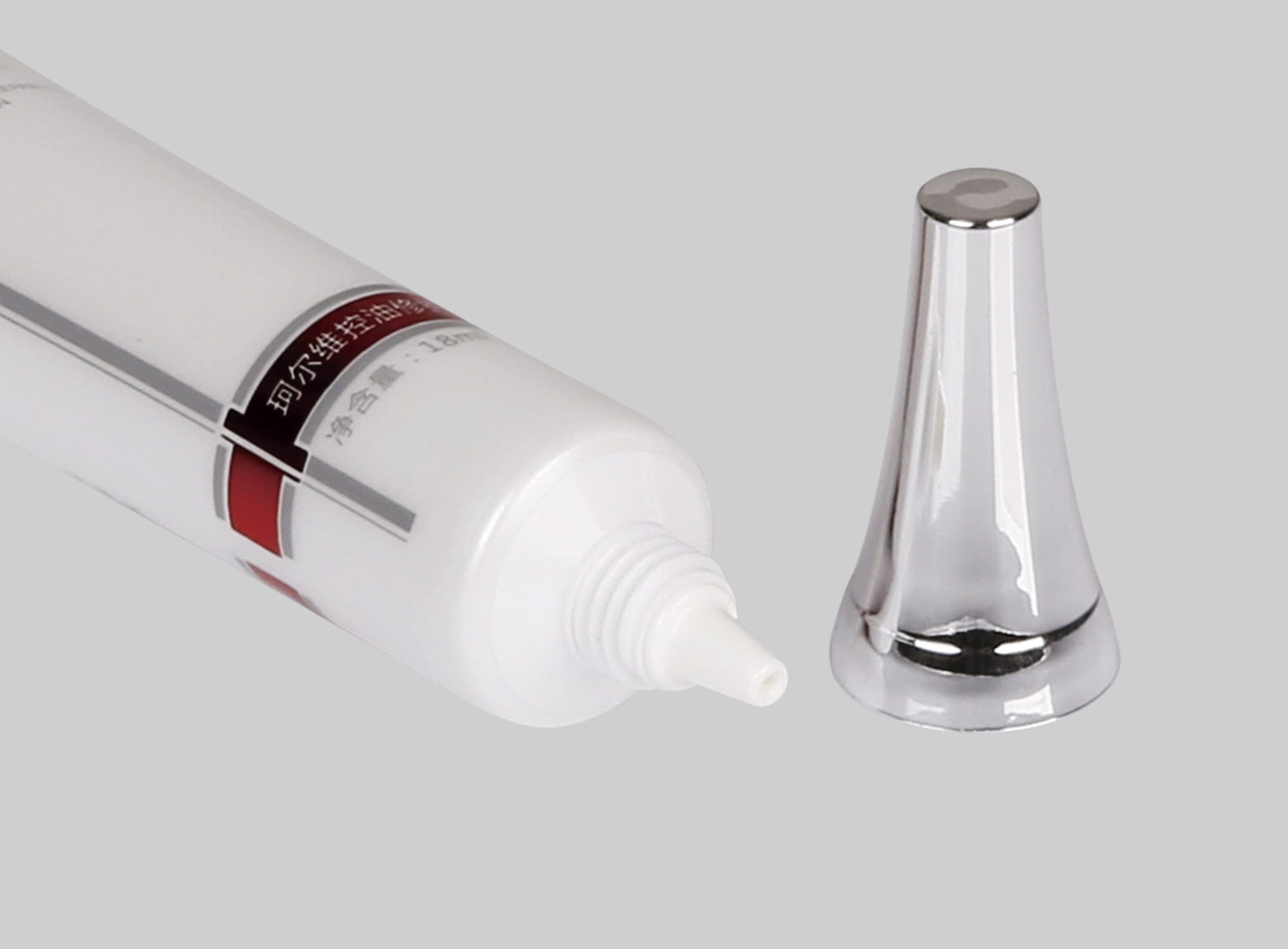 10-30ml D22mm Custom Cosmetic Tubes Eye Cream Plastic Empty Cosmetic Squeeze Tubes With Nozzle